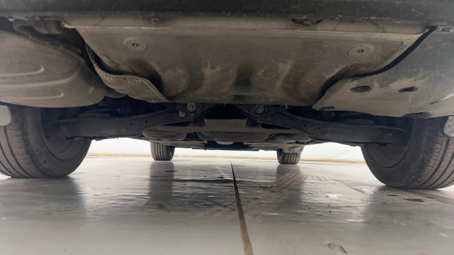 Used 2022 Skoda Octavia L&K 2.0 Petrol Automatic extra REAR UNDERBODY VIEW (TAKEN FROM REAR)