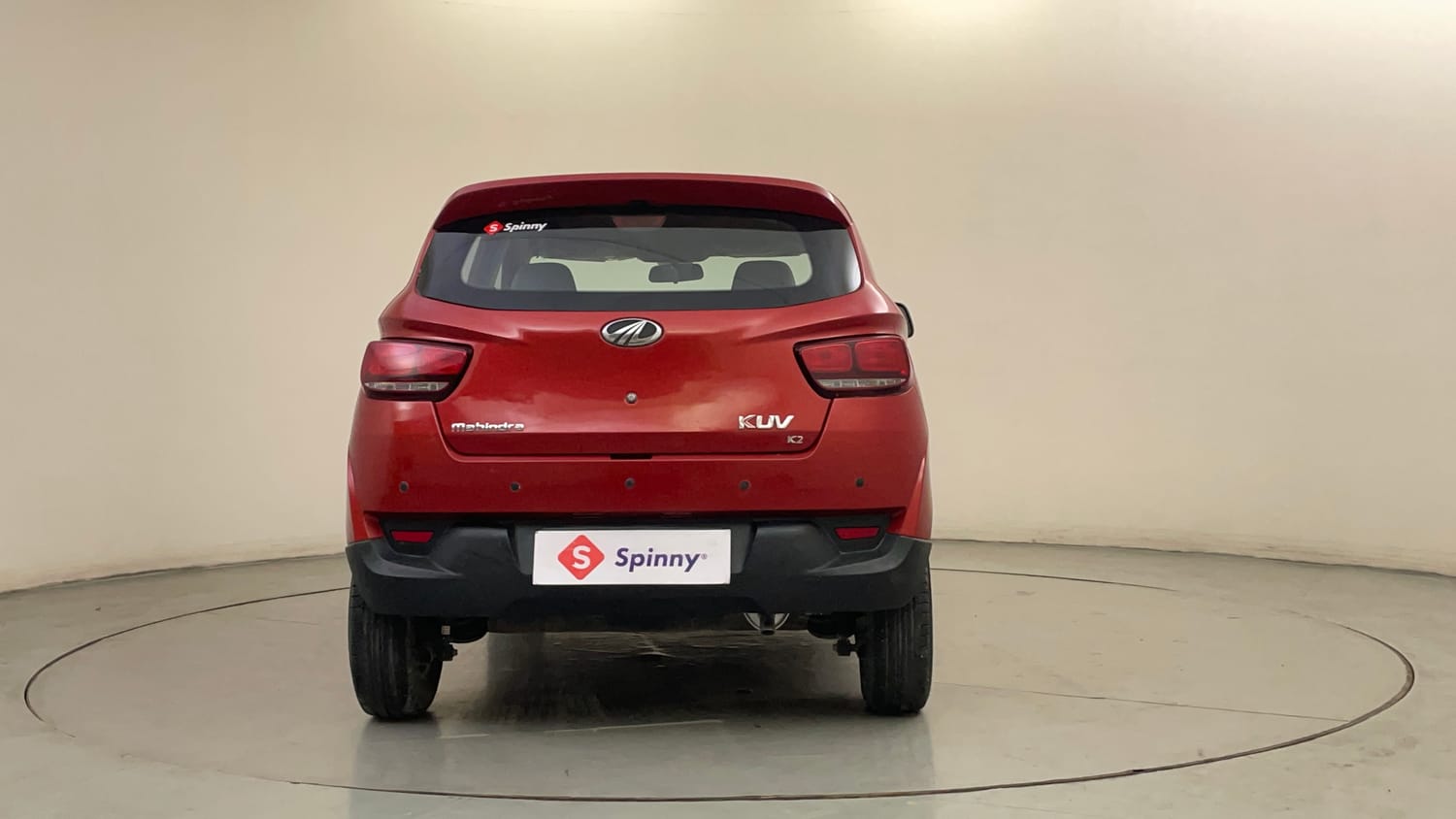 Used 2016 Mahindra KUV100 K2 Plus 6 STR Petrol Manual exterior BACK VIEW