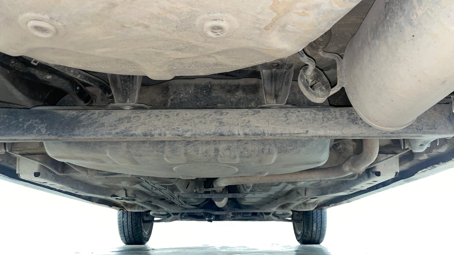 Used 2022 Tata Tigor XZA Plus Petrol Automatic extra REAR UNDERBODY VIEW (TAKEN FROM REAR)