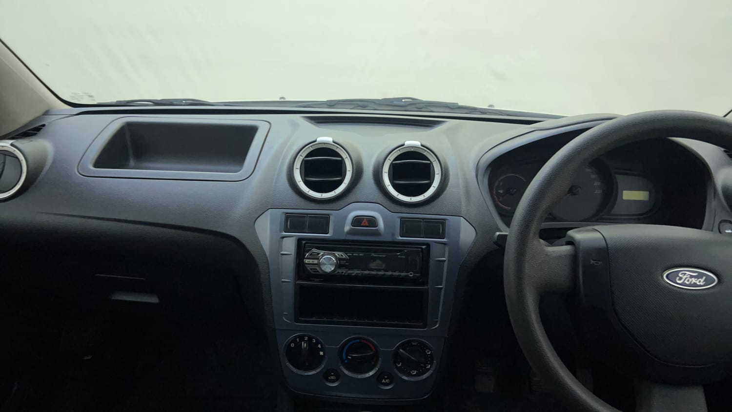 Used 2013 Ford Figo Duratorq Diesel EXI 1.4 Diesel Manual interior MUSIC SYSTEM & AC CONTROL VIEW