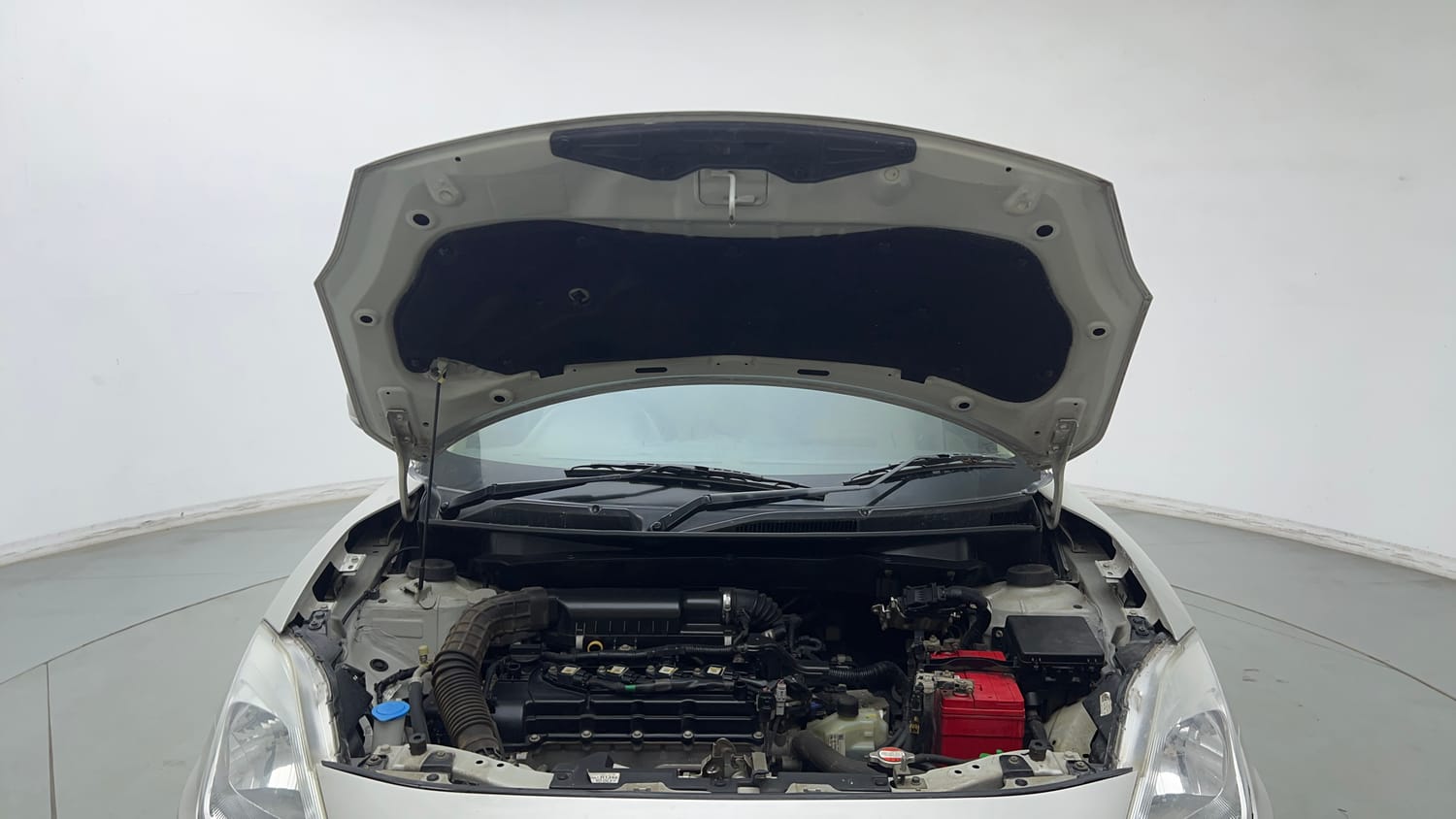 Used 2017 Maruti Suzuki Dzire VXi AMT Petrol Automatic engine ENGINE & BONNET OPEN FRONT VIEW