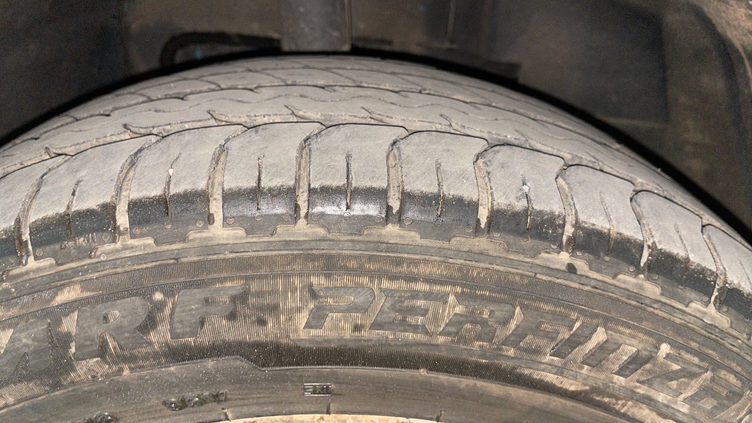 Used 2021 Tata Nexon EV XZ Plus Electric Automatic tyres RIGHT FRONT TYRE TREAD VIEW