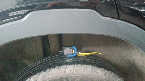 Used 2025 Skoda Kylaq Signature Petrol Manual tyres RIGHT REAR TYRE TREAD VIEW
