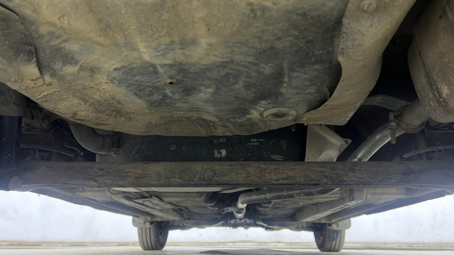 Used 2012 Hyundai i10 Era 1.1 iRDE2 Petrol Manual extra REAR UNDERBODY VIEW (TAKEN FROM REAR)