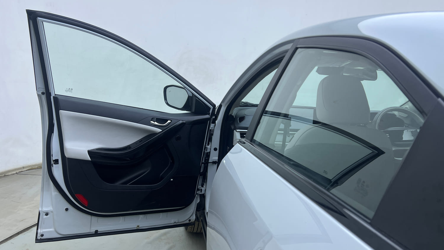 Used 2026 Tata Curvv EV Empowered X 55 Electric Automatic interior LEFT FRONT DOOR OPEN VIEW