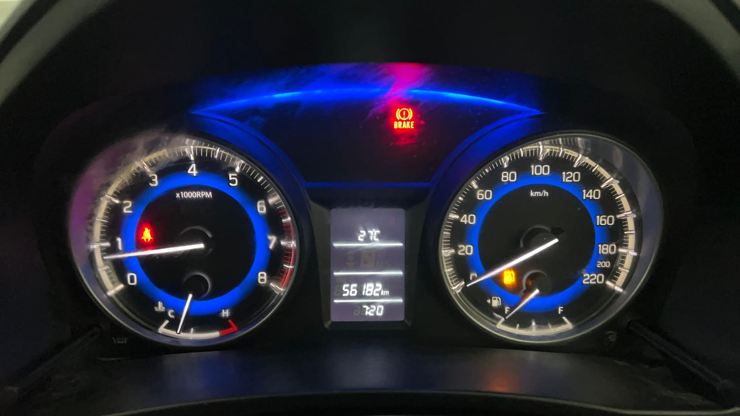 Used 2018 Maruti Suzuki Baleno Delta 1.2 Petrol Manual interior CLUSTERMETER VIEW