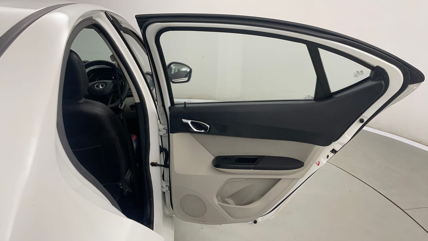 Used 2022 Tata Tigor XZA Plus Petrol Automatic interior RIGHT REAR DOOR OPEN VIEW