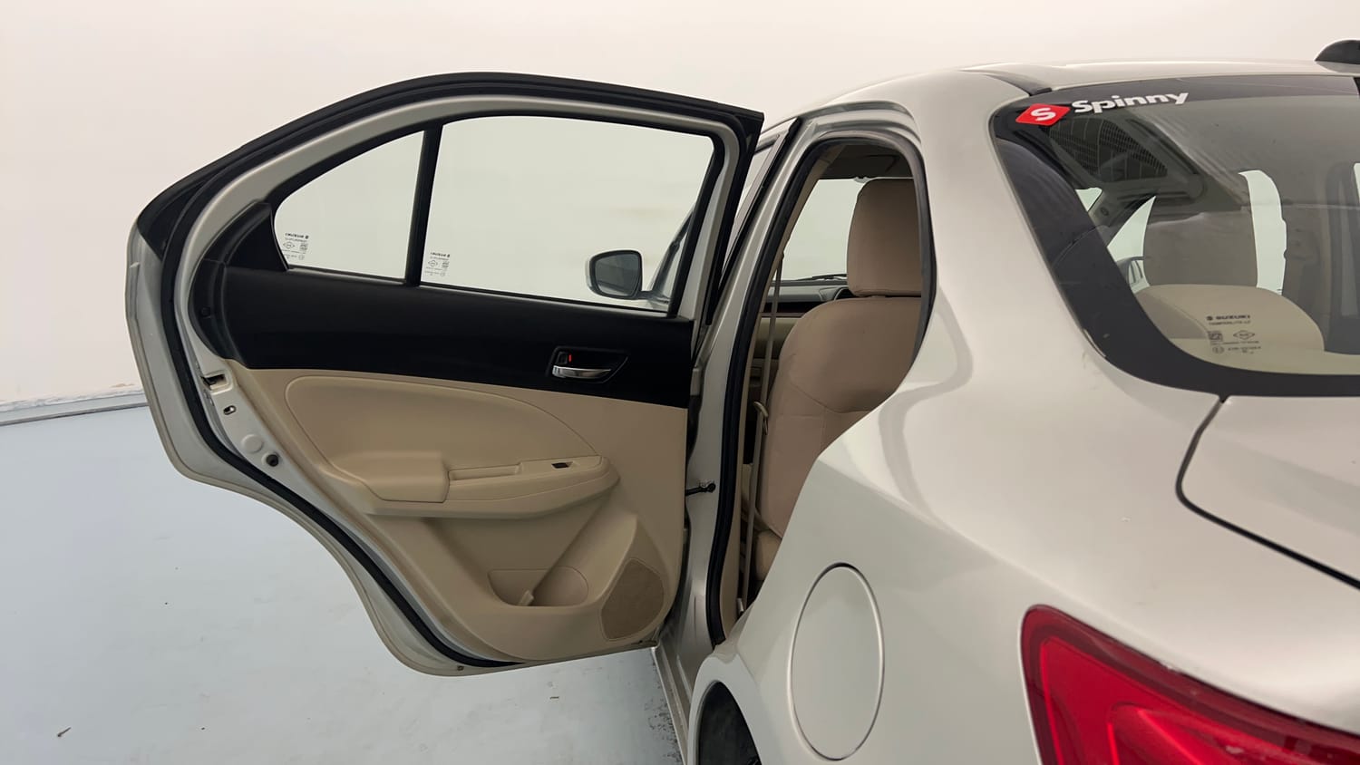 Used 2018 Maruti Suzuki Dzire VXi AMT Petrol Automatic interior LEFT REAR DOOR OPEN VIEW