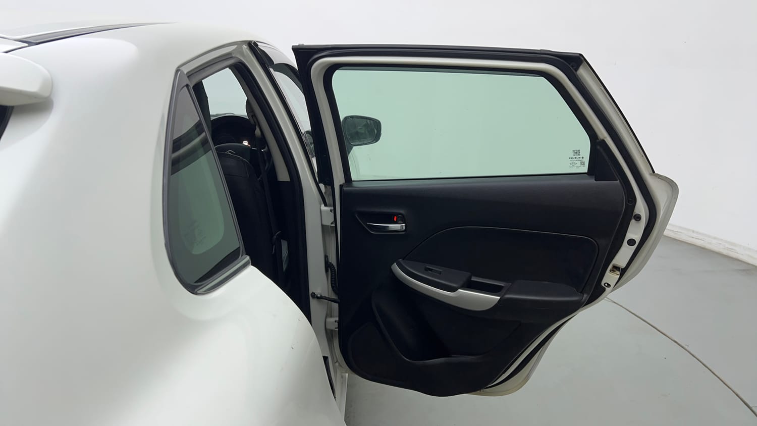 Used 2016 Maruti Suzuki Baleno Zeta 1.2 AT Petrol Automatic interior RIGHT REAR DOOR OPEN VIEW