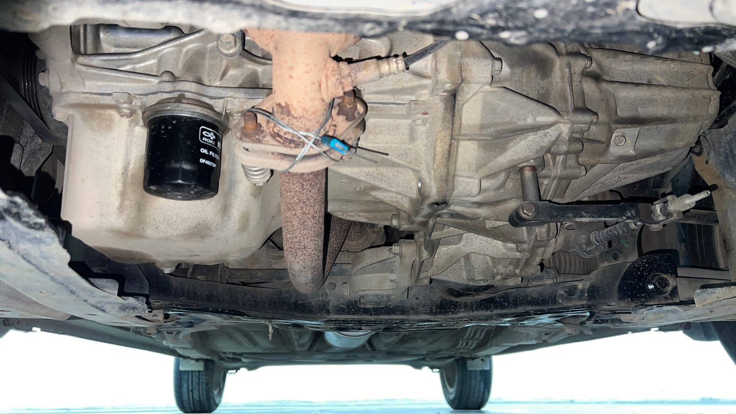 Used 2018 Maruti Suzuki Baleno Delta 1.2 Petrol Manual extra FRONT LEFT UNDERBODY VIEW