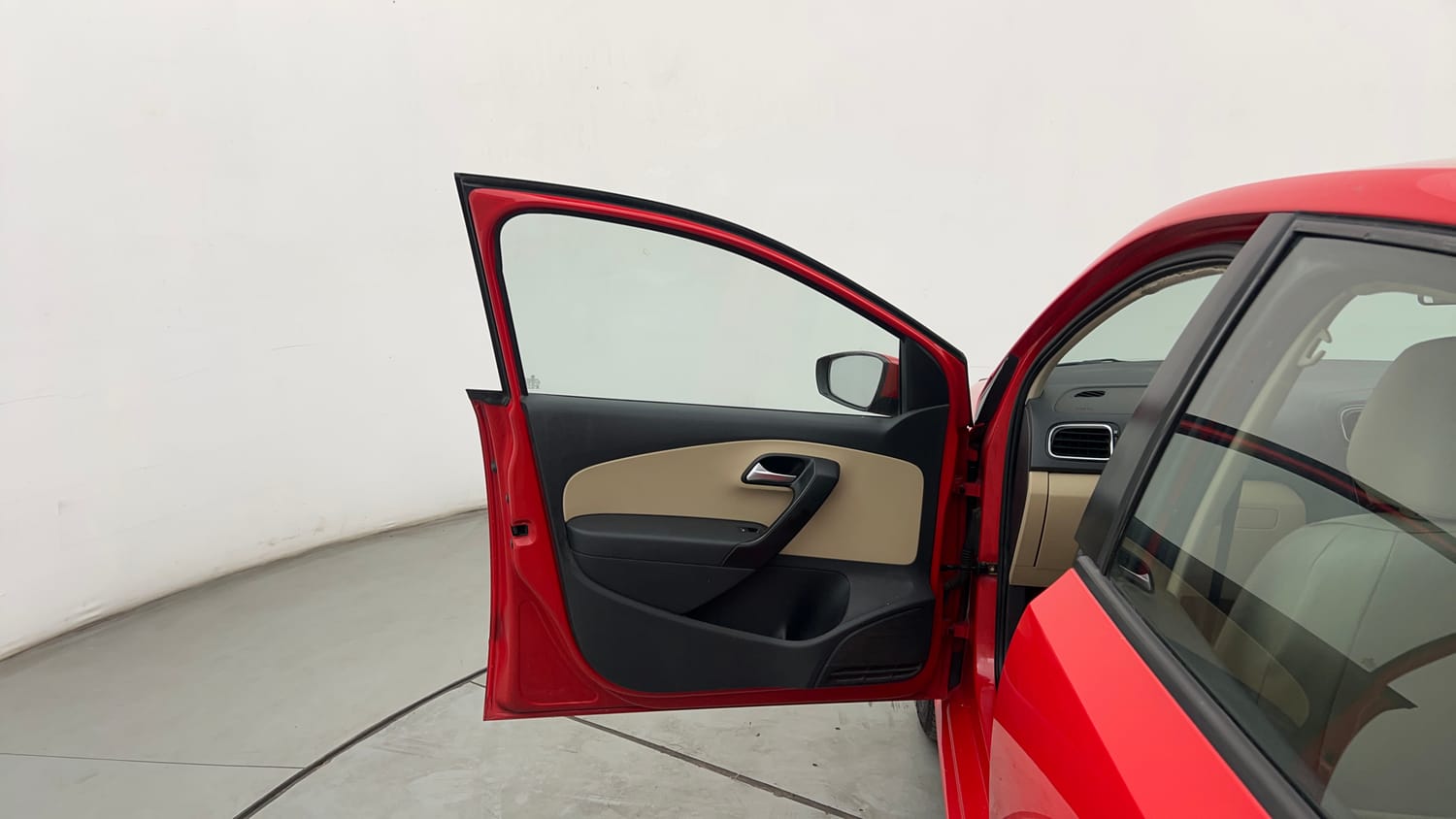 Used 2015 Volkswagen Polo Highline1.2L (P) Petrol Manual interior LEFT FRONT DOOR OPEN VIEW