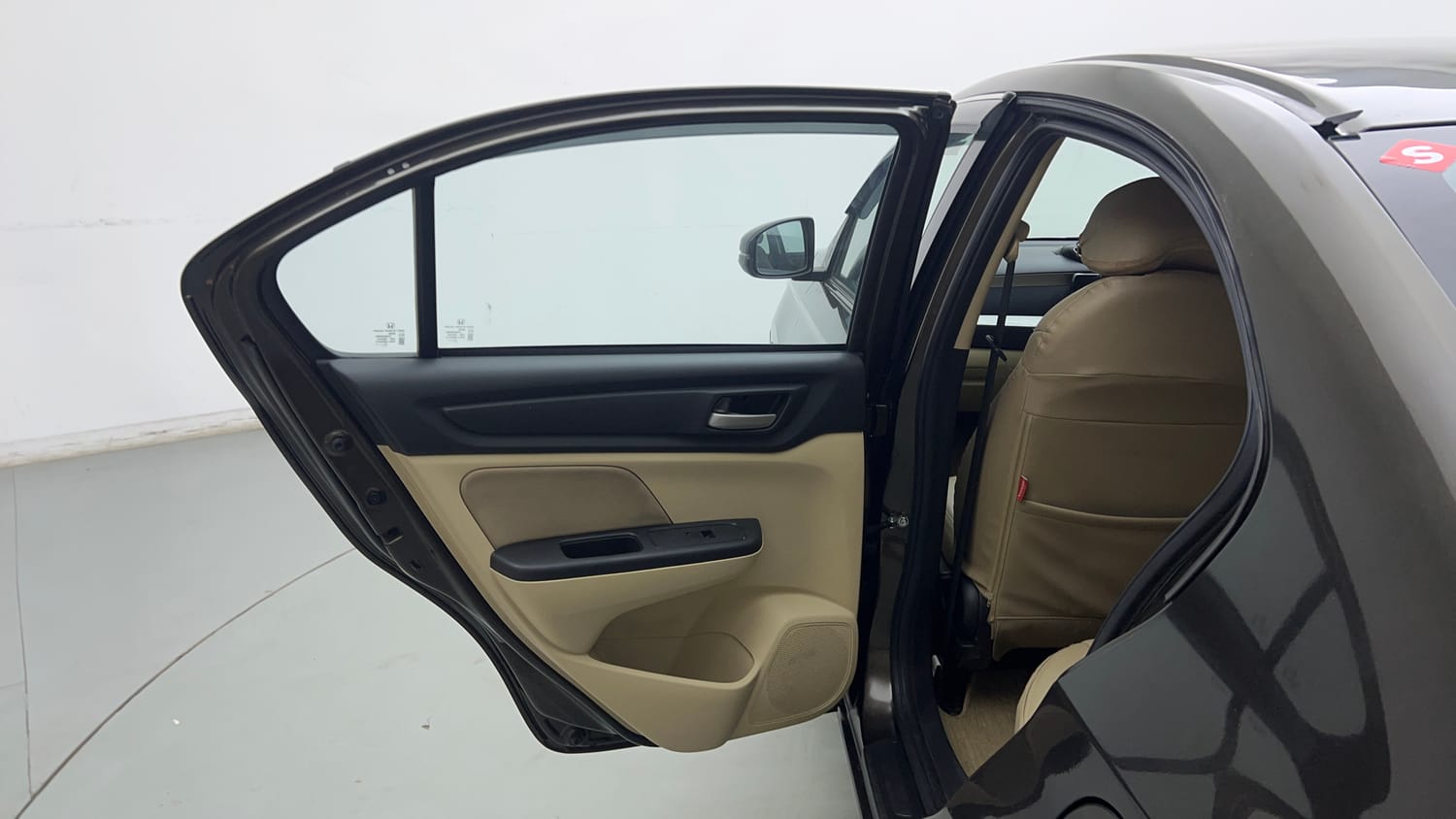 Used 2025 honda Amaze 2nd Generation VX 1.2 Petrol MT Petrol Manual interior LEFT REAR DOOR OPEN VIEW