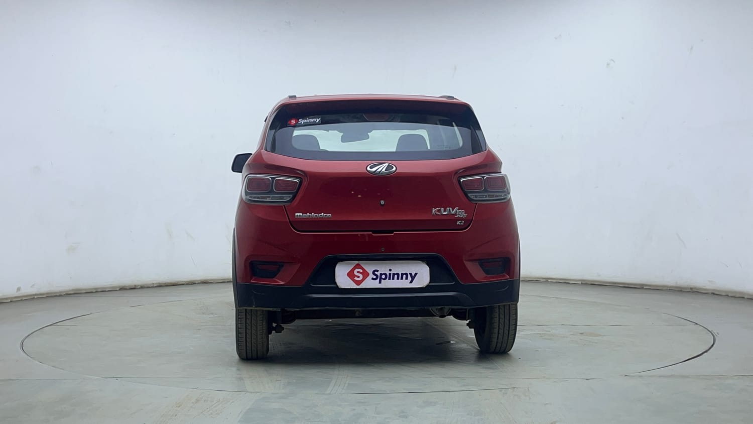 Used 2018 Mahindra KUV100 NXT K2 6 STR Petrol Manual exterior BACK VIEW
