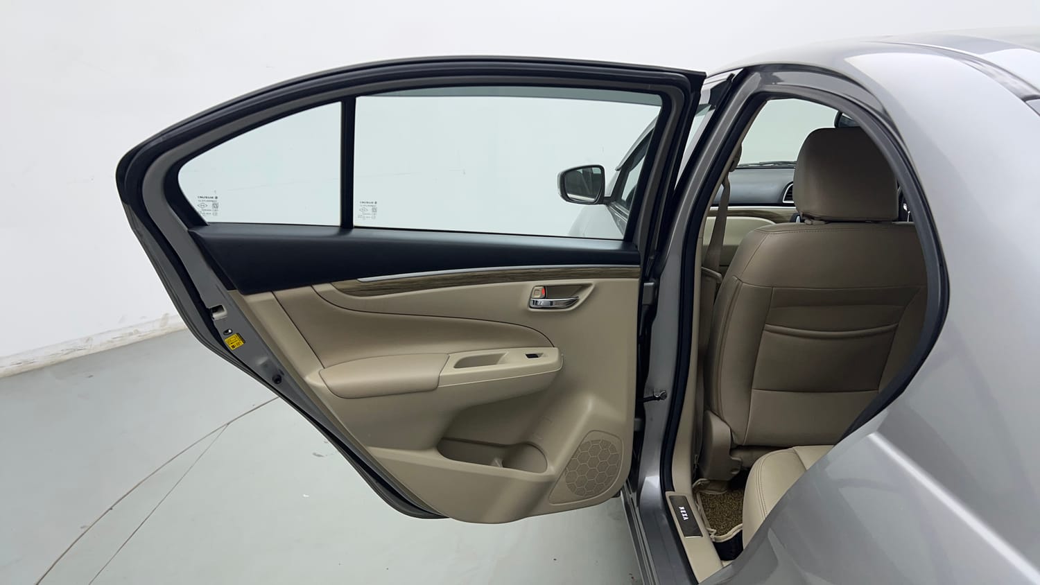 Used 2020 Maruti Suzuki Ciaz Alpha Hybrid 1.5 Petrol Manual interior LEFT REAR DOOR OPEN VIEW