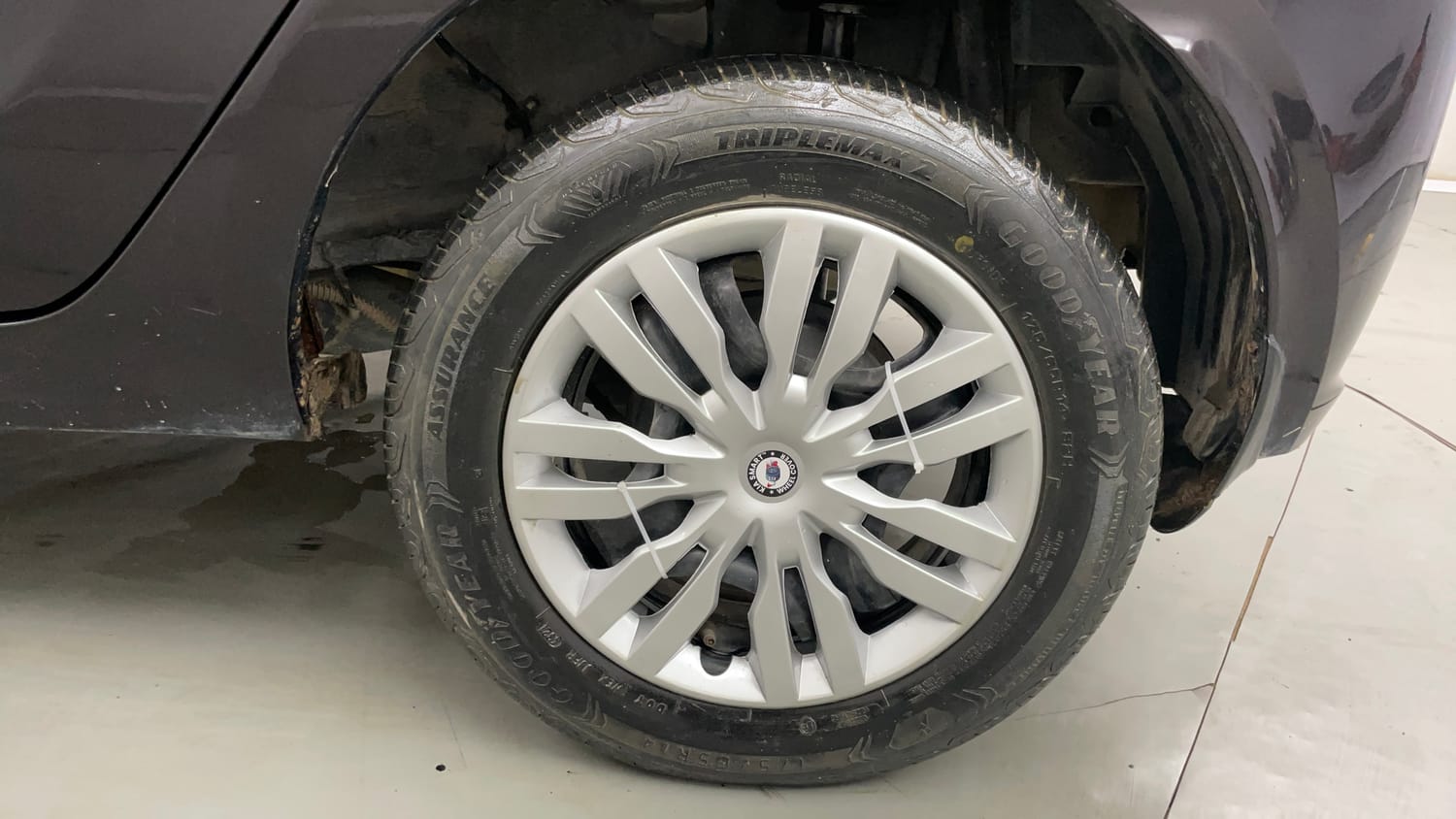 Used 2023 Tata Tiago XZ Plus CNG Cng Manual tyres LEFT REAR TYRE RIM VIEW