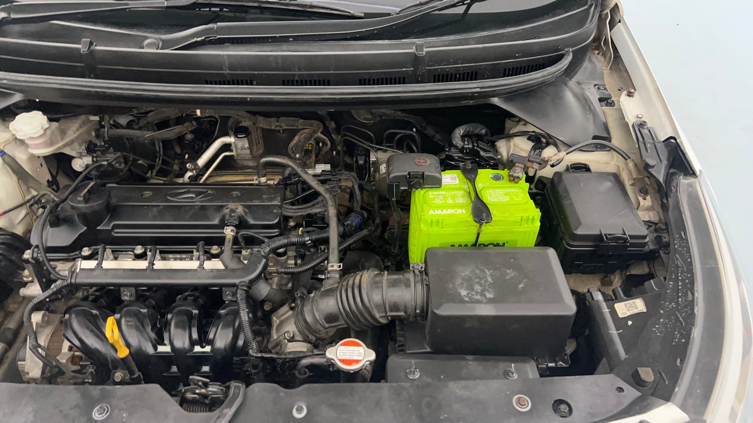 Used 2015 Hyundai Elite i20 Sportz 1.2 Petrol Manual engine ENGINE LEFT SIDE VIEW