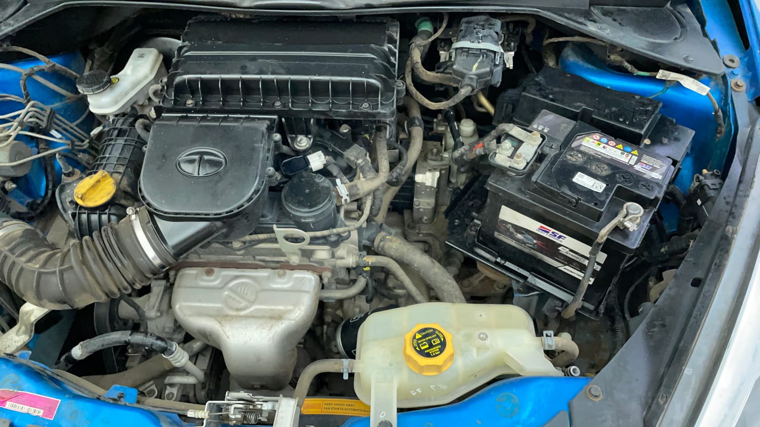 Used 2019 Tata Tiago Revotron XZA Plus Petrol Automatic engine ENGINE LEFT SIDE VIEW