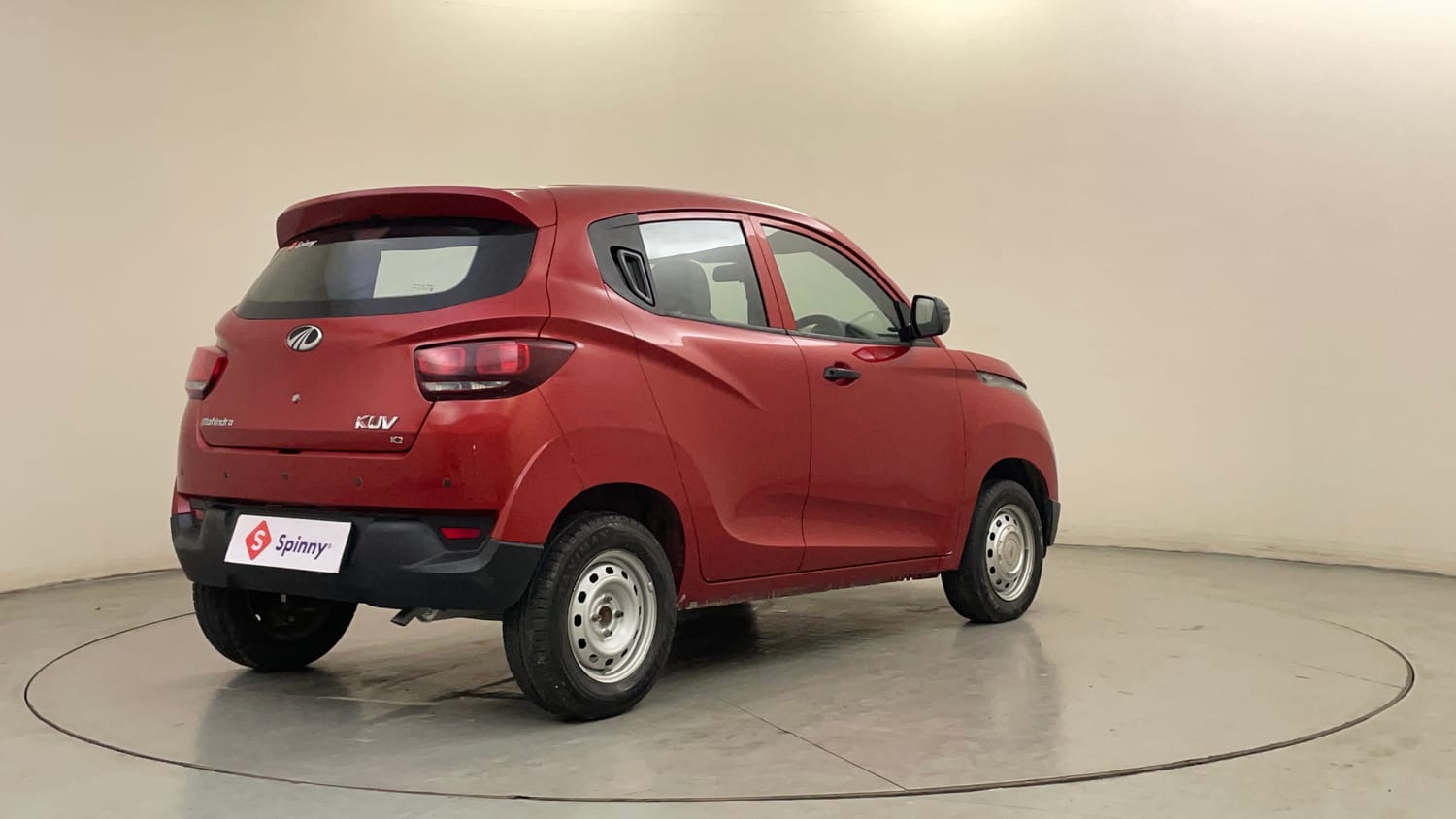 Used 2016 Mahindra KUV100 K2 Plus 6 STR Petrol Manual exterior RIGHT REAR CORNER VIEW