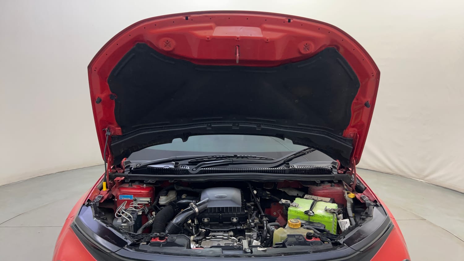 Used 2024 Tata Curvv Creative Plus S 1.2 Revotron Petrol 7DCA Petrol Automatic engine ENGINE & BONNET OPEN FRONT VIEW