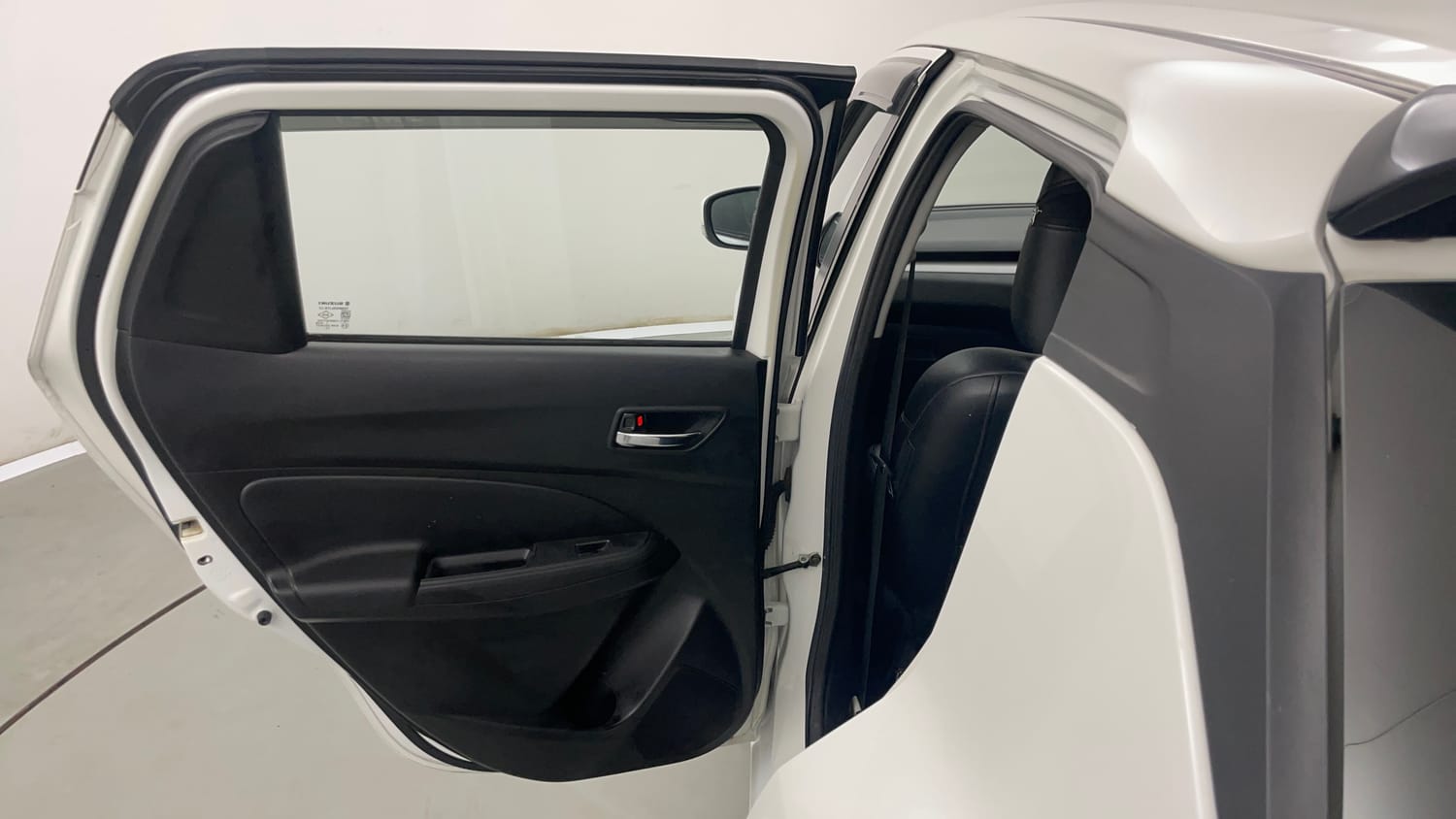 Used 2023 Maruti Suzuki Swift VXi Petrol Manual interior LEFT REAR DOOR OPEN VIEW