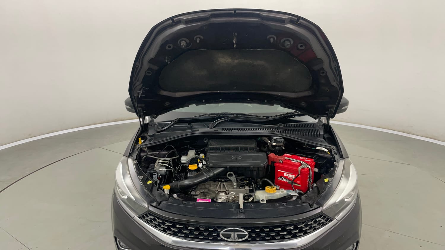 Used 2023 Tata Tiago XZ Plus CNG Cng Manual engine ENGINE & BONNET OPEN FRONT VIEW
