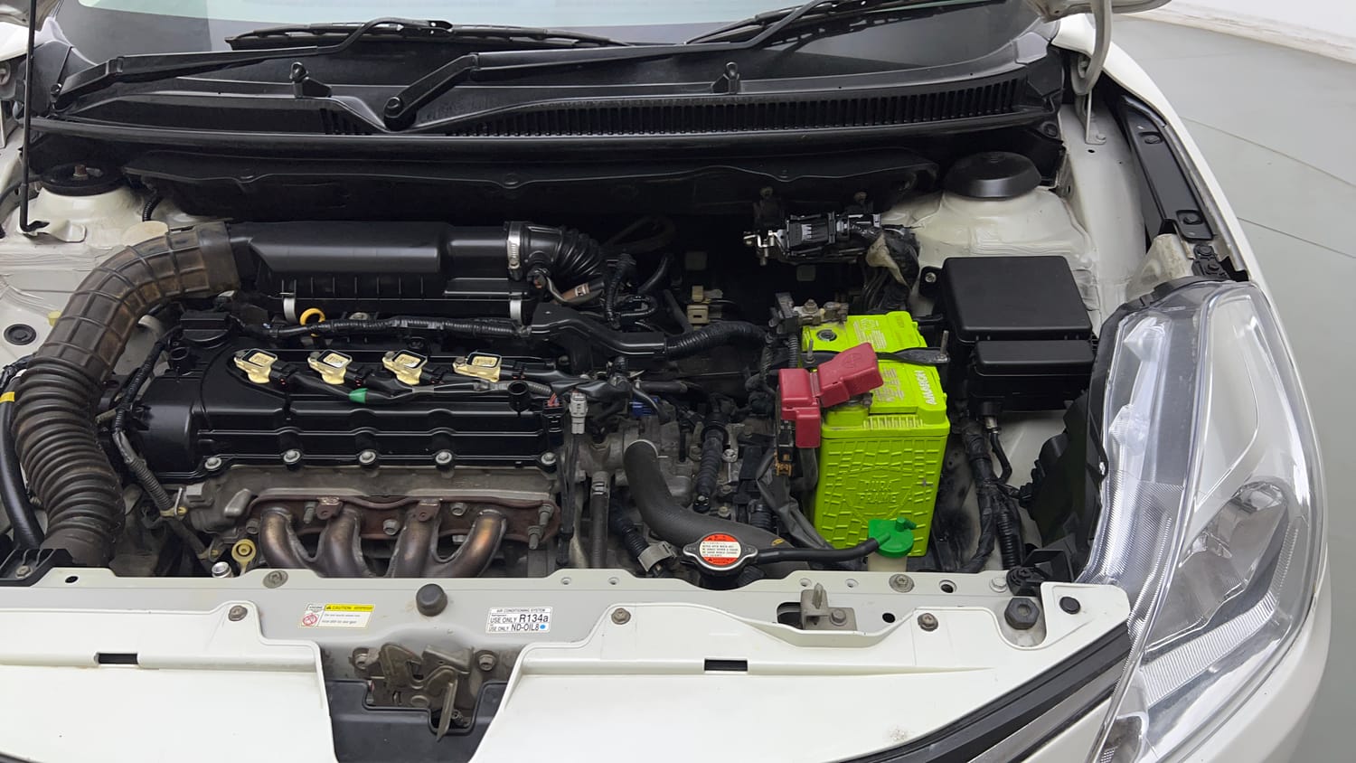 Used 2016 Maruti Suzuki Baleno Zeta 1.2 AT Petrol Automatic engine ENGINE LEFT SIDE VIEW