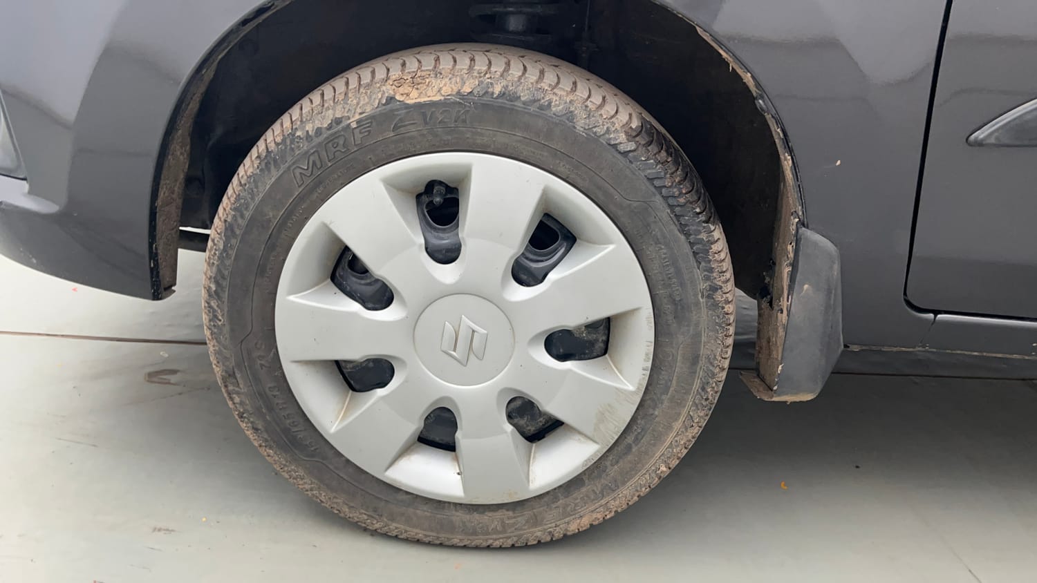 Used 2019 Maruti Suzuki Alto K10 VXi Petrol Manual tyres LEFT FRONT TYRE RIM VIEW