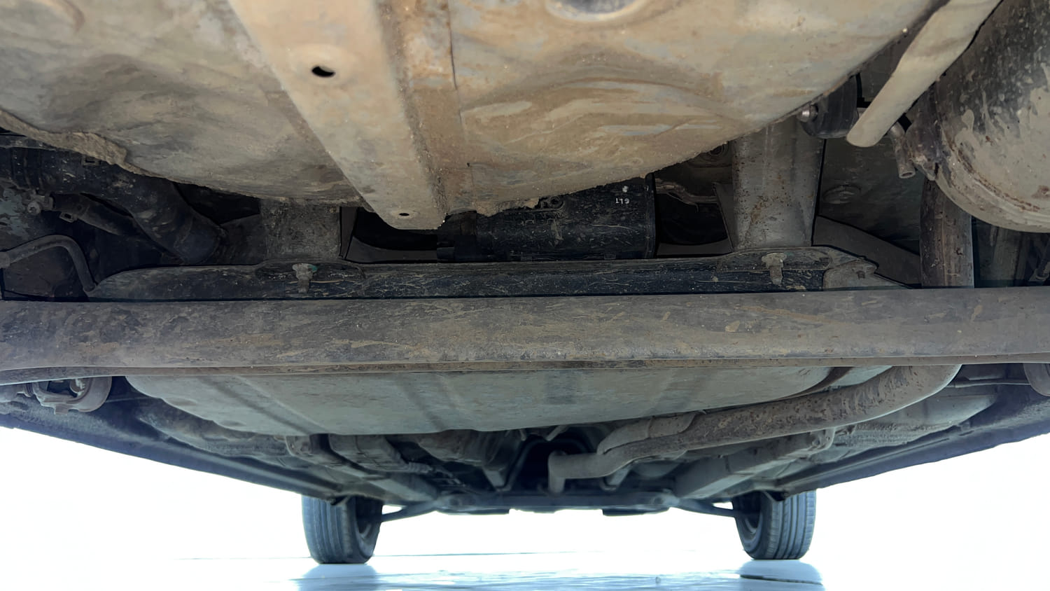 Used 2012 Hyundai i20 Magna 1.2 Petrol Manual extra REAR UNDERBODY VIEW (TAKEN FROM REAR)