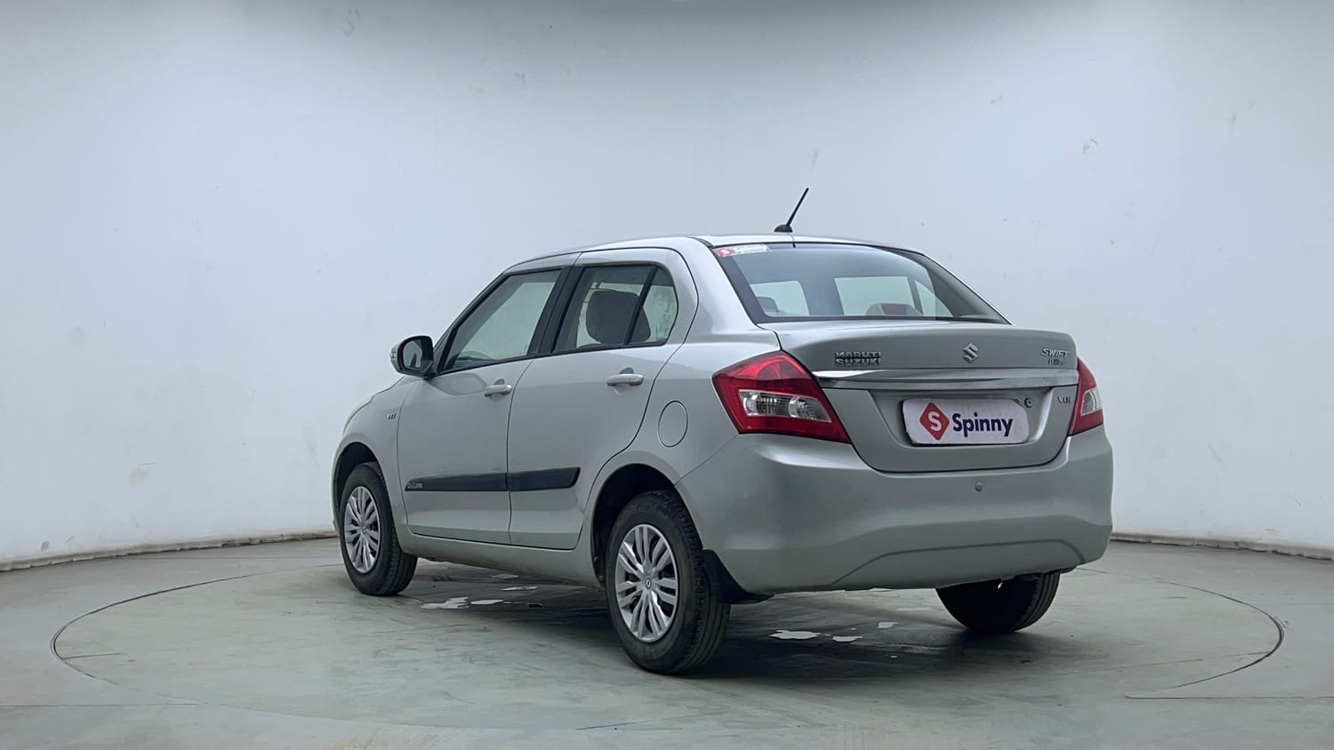 Used 2015 Maruti Suzuki Swift Dzire VXI Petrol Manual exterior LEFT REAR CORNER VIEW
