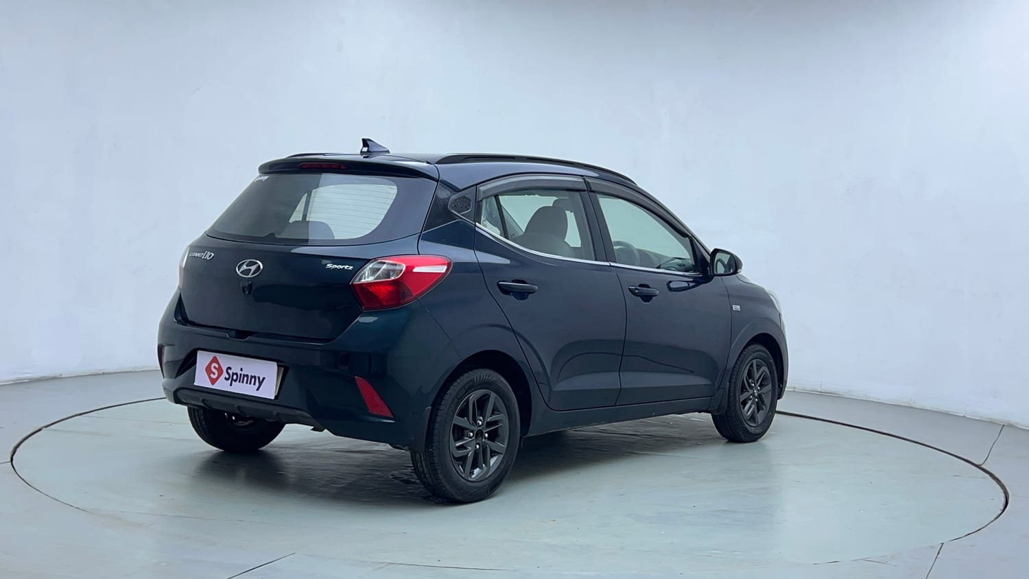 Used 2020 Hyundai Grand i10 Nios Sportz AMT 1.2 Kappa VTVT Petrol Automatic exterior RIGHT REAR CORNER VIEW