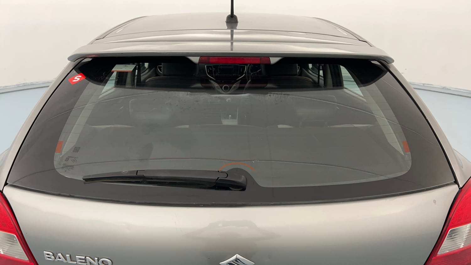 Used 2018 Maruti Suzuki Baleno Delta 1.2 Petrol Manual exterior BACK WINDSHIELD VIEW