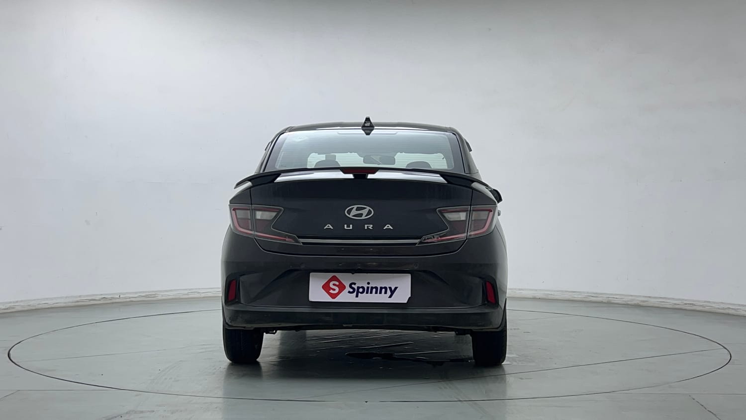 Used 2023 Hyundai Aura SX 1.2 CNG Cng Manual exterior BACK VIEW