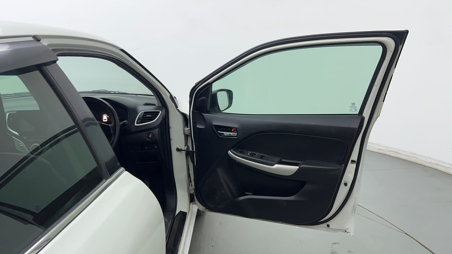 Used 2016 Maruti Suzuki Baleno Zeta 1.2 AT Petrol Automatic interior RIGHT FRONT DOOR OPEN VIEW