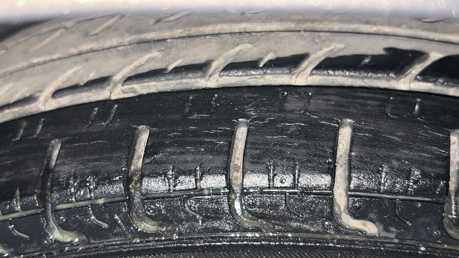 Used 2016 Datsun Redi-GO T Petrol Manual tyres RIGHT FRONT TYRE TREAD VIEW