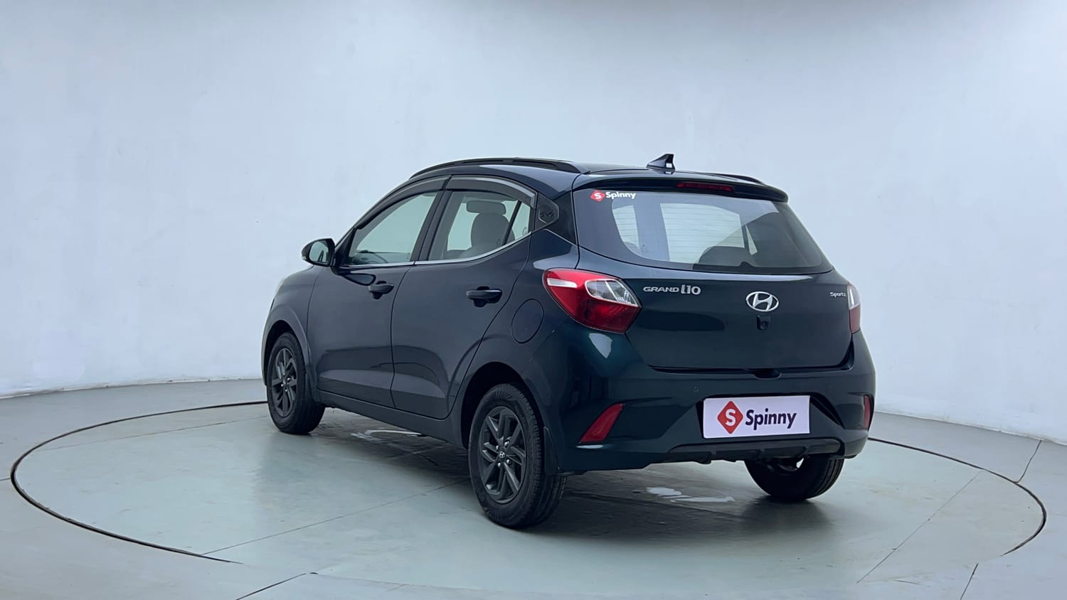 Used 2020 Hyundai Grand i10 Nios Sportz AMT 1.2 Kappa VTVT Petrol Automatic exterior LEFT REAR CORNER VIEW