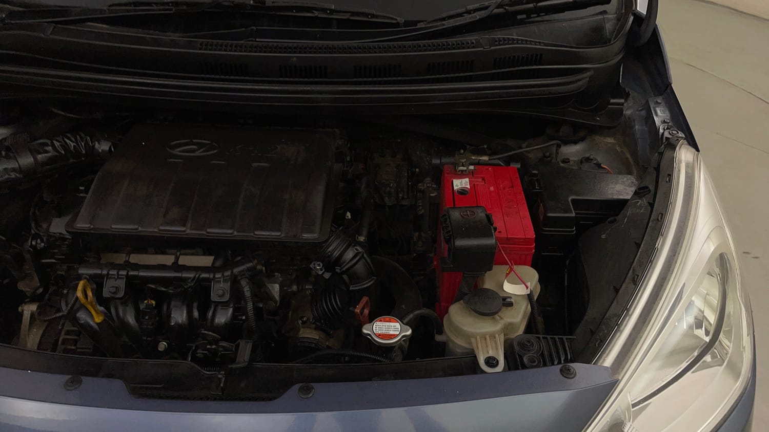 Used 2016 Hyundai Grand i10 Asta AT 1.2 Kappa VTVT (O) Petrol Automatic engine ENGINE LEFT SIDE VIEW
