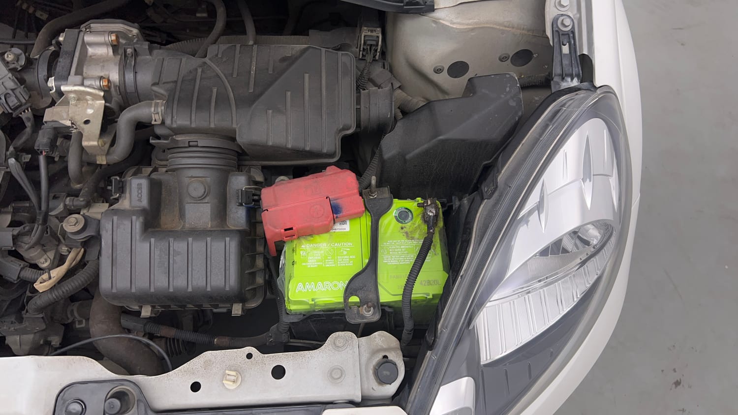 Used 2013 Honda Amaze 1.2 S i-VTEC Petrol Manual engine ENGINE LEFT SIDE VIEW