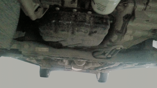Used 2025 Skoda Kylaq Signature Petrol Manual extra FRONT LEFT UNDERBODY VIEW