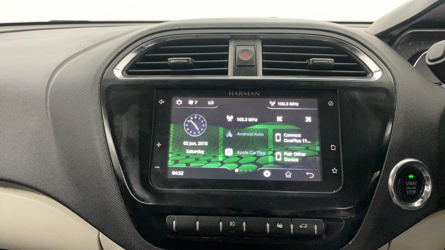 Used 2022 Tata Tigor XZA Plus Petrol Automatic interior MUSIC SYSTEM & AC CONTROL VIEW