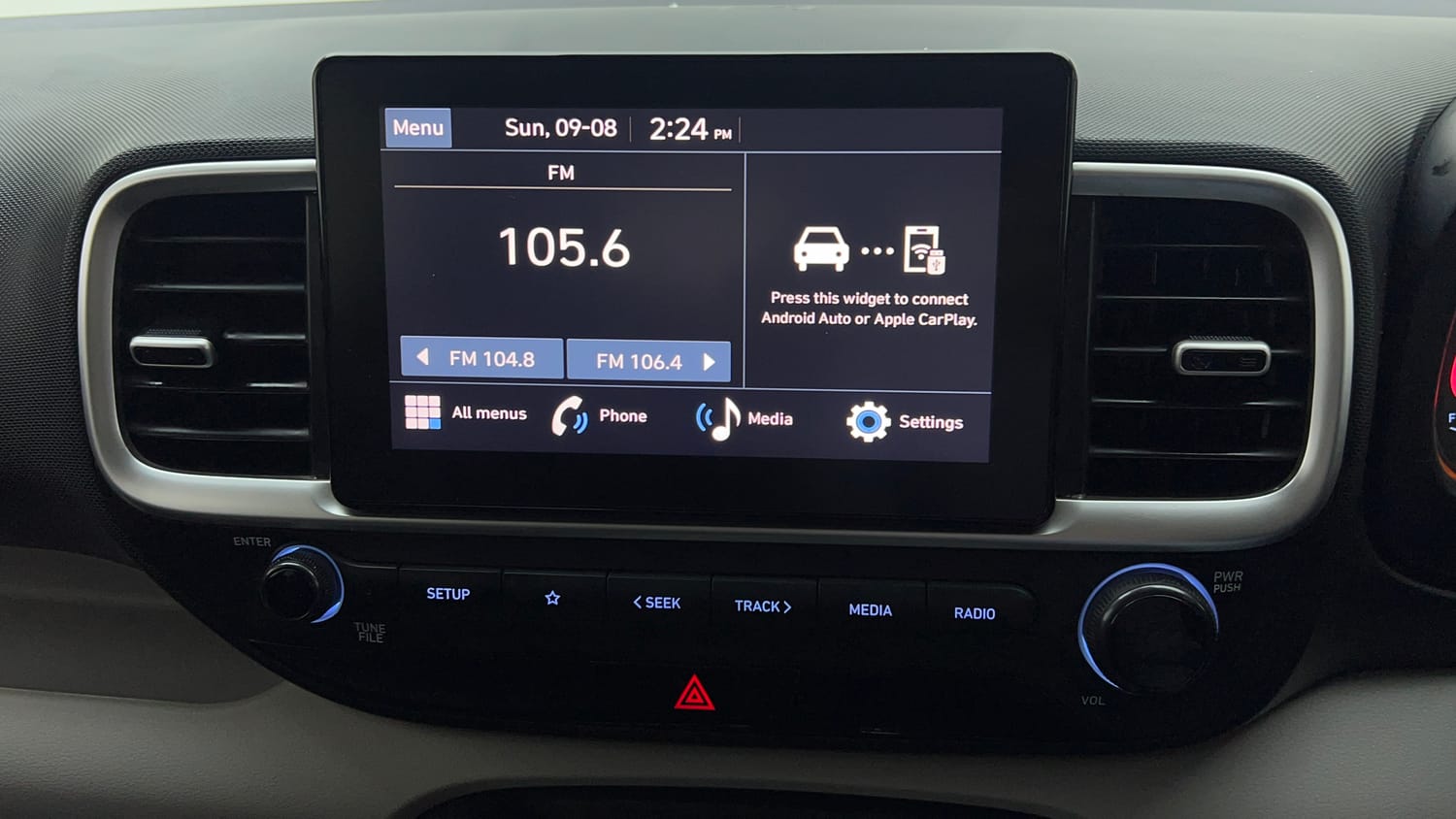 Used 2023 Hyundai Venue S (O) 1.2 Petrol Petrol Manual top_features Integrated (in-dash) music system