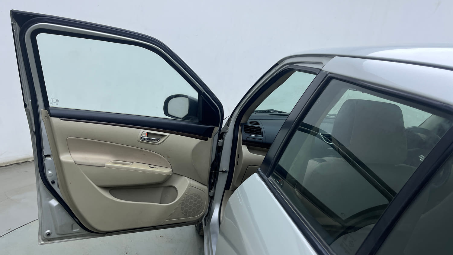Used 2015 Maruti Suzuki Swift Dzire VXI Petrol Manual interior LEFT FRONT DOOR OPEN VIEW