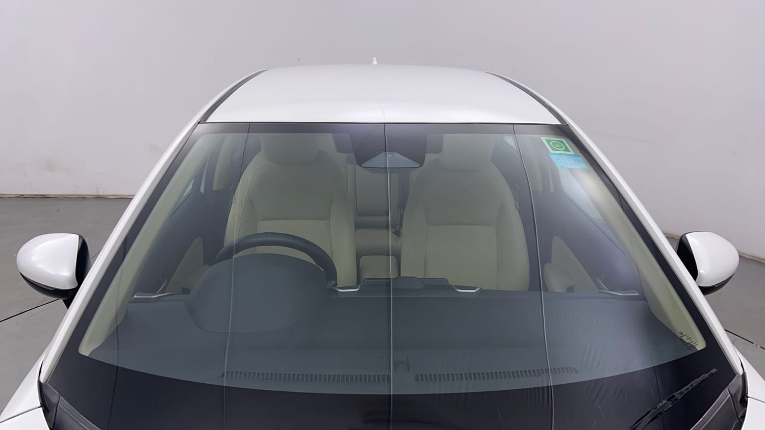 Used 2023 Honda City V Petrol CVT Petrol Automatic exterior FRONT WINDSHIELD VIEW