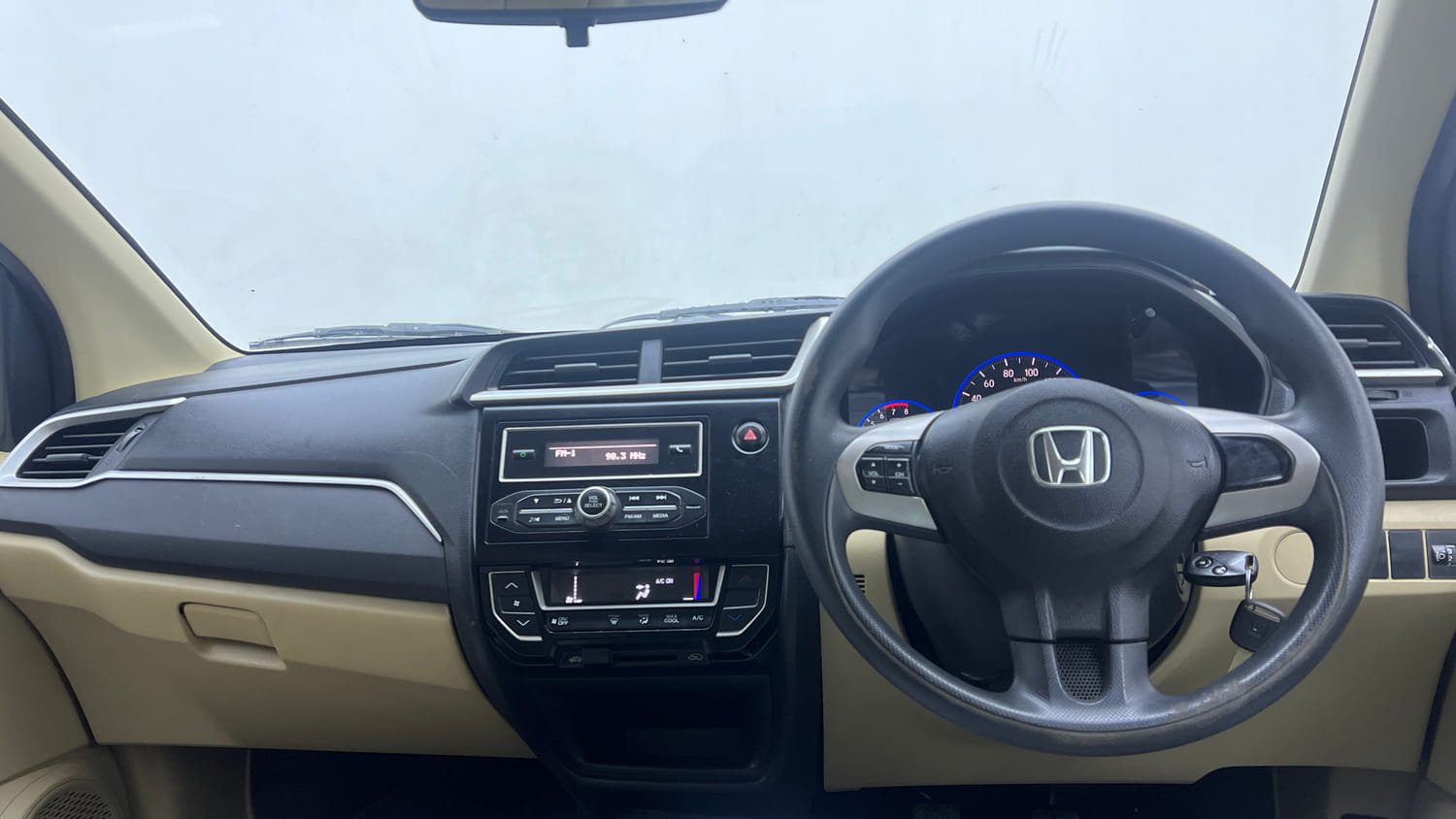 Used 2016 Honda Amaze 1.2 S i-VTEC Petrol Manual interior DASHBOARD VIEW