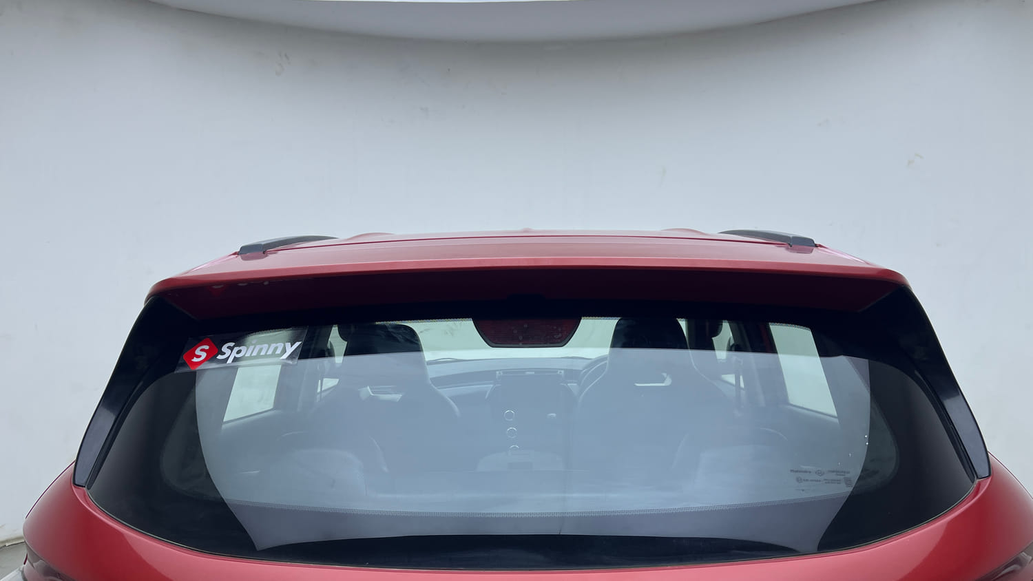 Used 2018 Mahindra KUV100 NXT K2 6 STR Petrol Manual exterior BACK WINDSHIELD VIEW