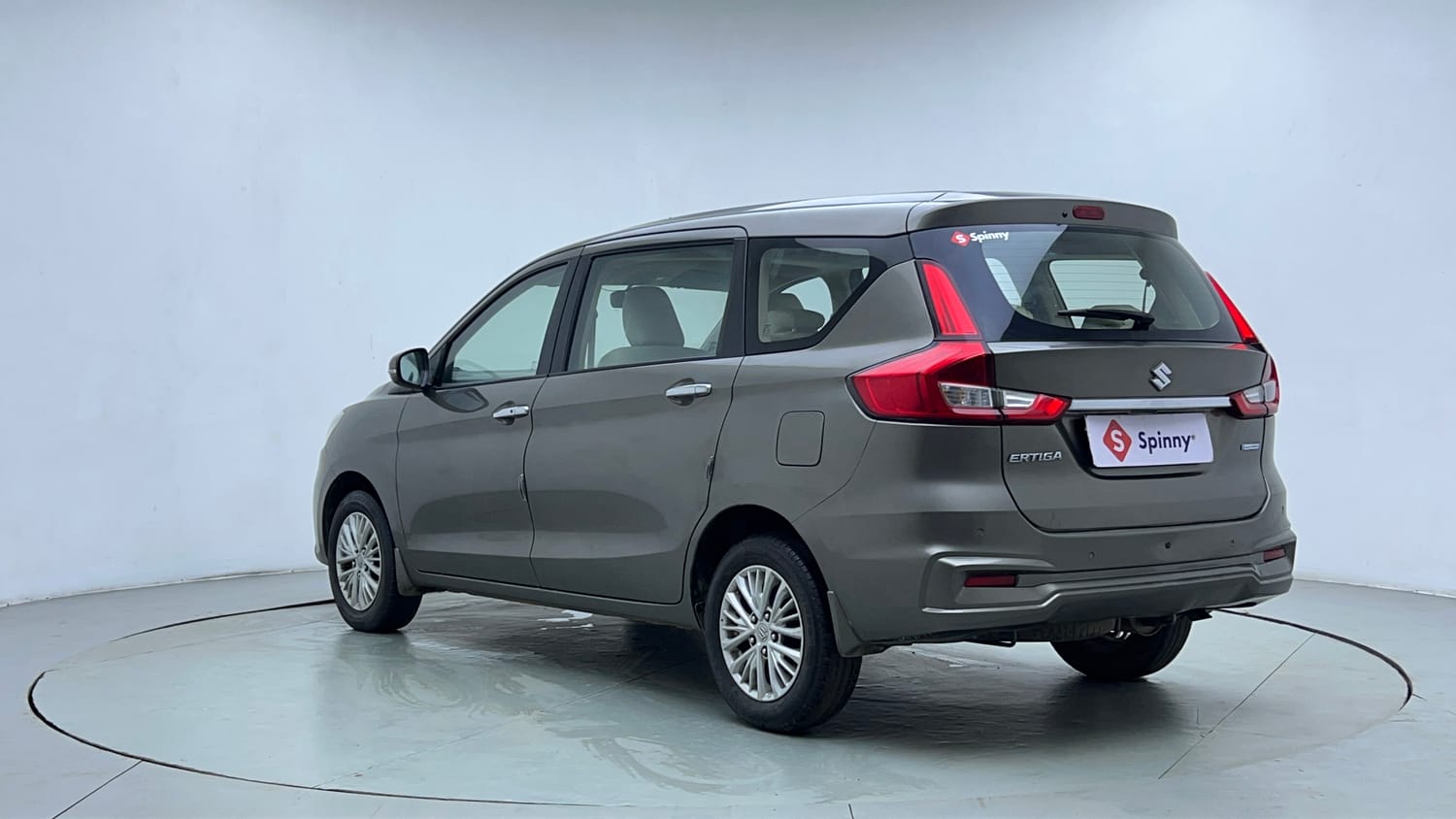 Used 2019 Maruti Suzuki New Ertiga ZXi AT Petrol Automatic exterior LEFT REAR CORNER VIEW