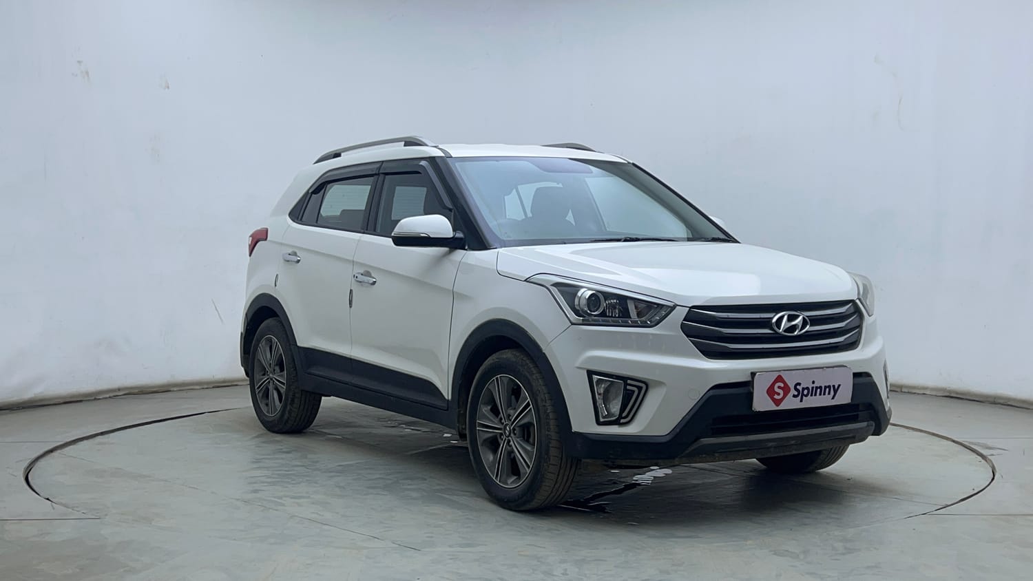 Used 2018 Hyundai Creta SX Plus 1.6 AT Petrol Petrol Automatic exterior RIGHT FRONT CORNER VIEW