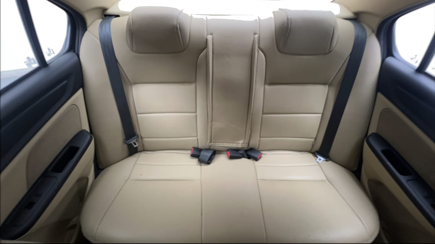 Used 2025 honda Amaze 2nd Generation VX 1.2 Petrol MT Petrol Manual interior REAR SEAT CONDITION VIEW