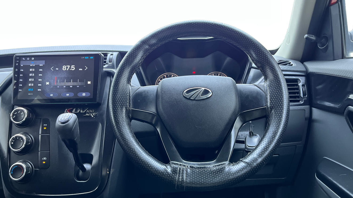 Used 2018 Mahindra KUV100 NXT K2 6 STR Petrol Manual interior STEERING VIEW