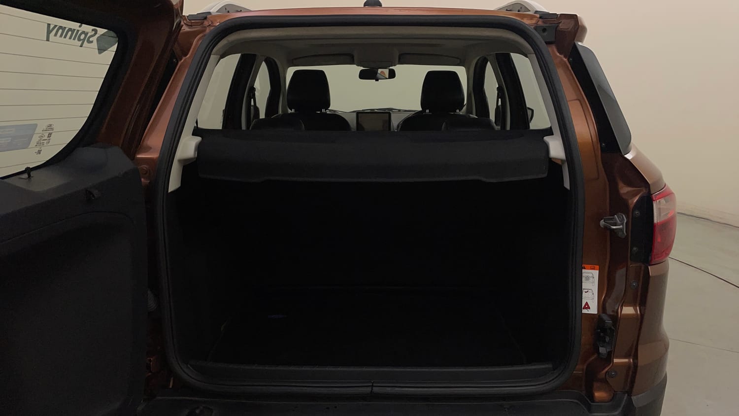 Used 2021 Ford EcoSport Titanium 1.5L TDCi Diesel Manual interior DICKY INSIDE VIEW