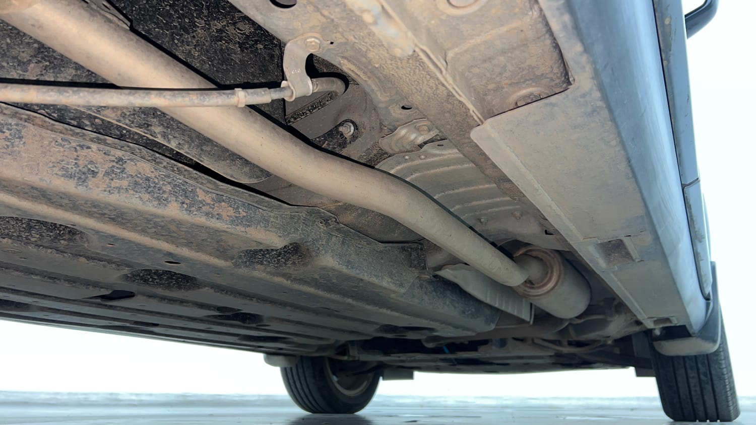 Used 2025 Honda Elevate ZX CVT Petrol Automatic extra REAR RIGHT UNDERBODY VIEW